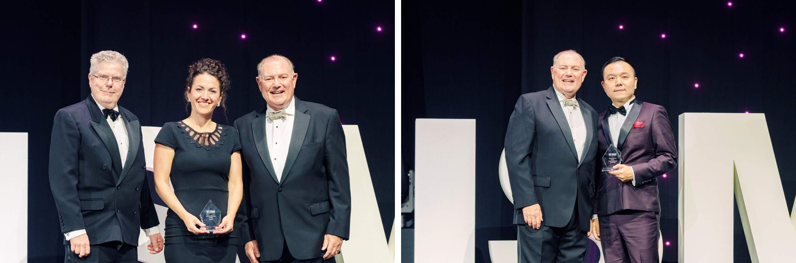 IHG Procurement Team collecting awards at ISM Awards Gala 2025